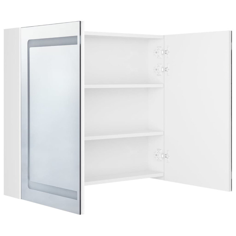 Nealey Bathroom Storage, Shining White