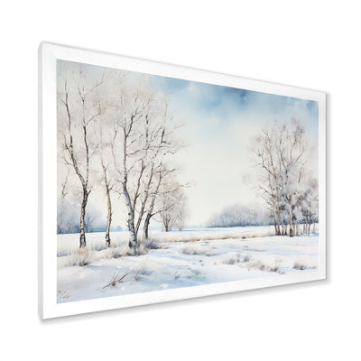 " Snow Winter Minimalism Landscape I "