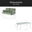 Causeuse et table en acier-1870241324-1870241327-1870241323