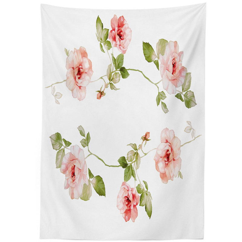 Floral Romantic Rose Flower Petals Shabby form Love Blooms Botanical Tabletop