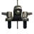 Two Handle Lavatory Faucet In Brushed Nickel Finish