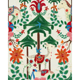 A WOODLAND TALE Cream Wallpaper