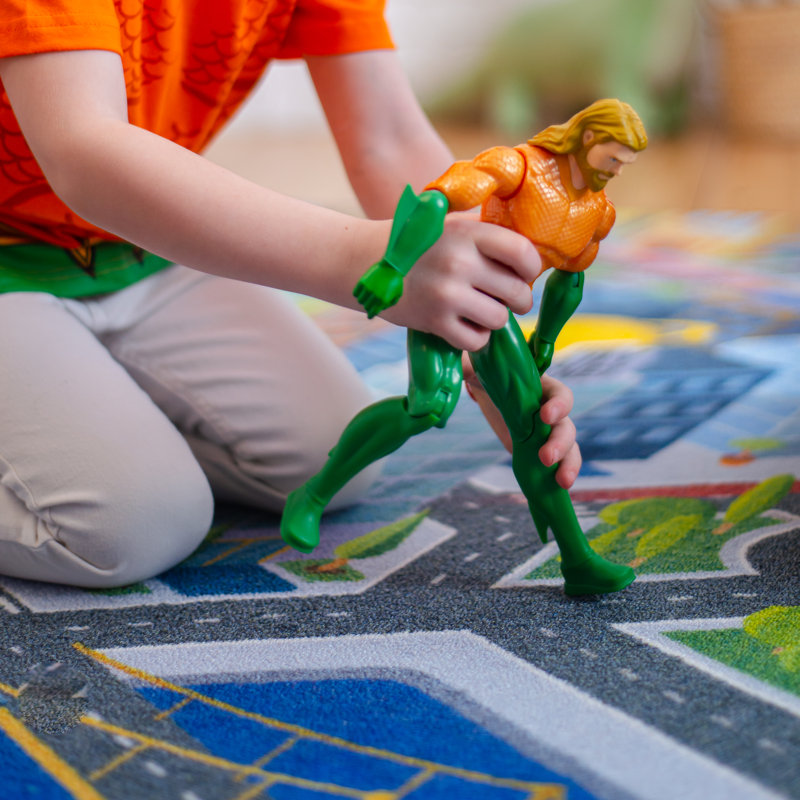 Tapis de salle de jeu pour enfants, Rectangle 7 pi 11 po x 9 pi 10 po