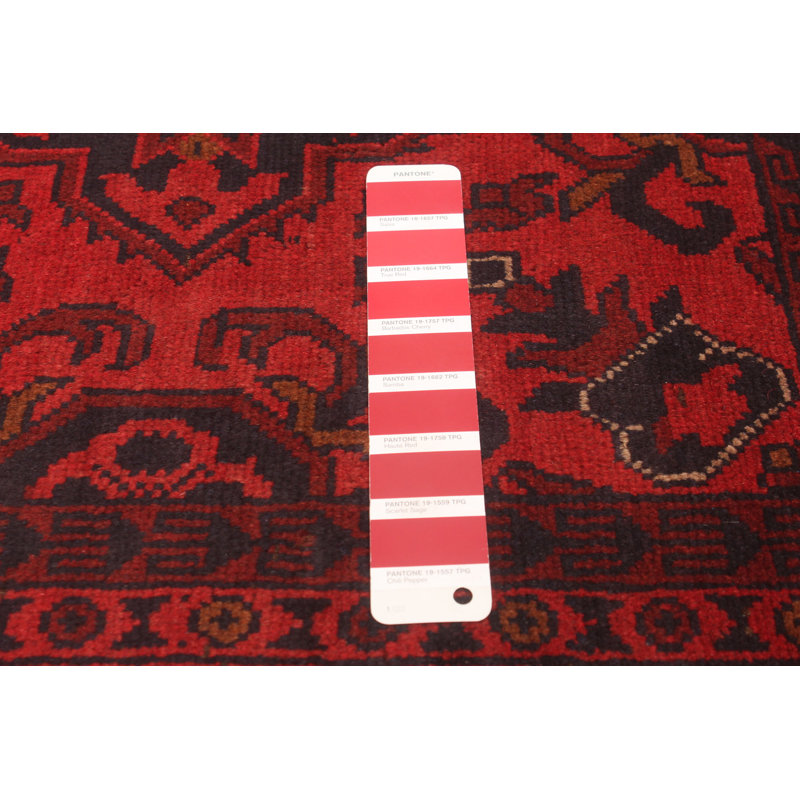 Tapis rouge Finest Khal Mohammadi 3 pi 4 po x 4 pi 8 po