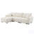 110" Modular Sectional Sofa, L Shape With Extra-Large Seat, Pull-Line Design, Movable Ottoman, High Density Foam, Free Combination-1067438239