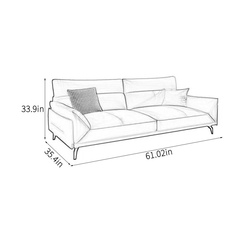 Nordic simple modern office sofa