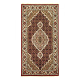 Handmade Silk and Wool Area Rug