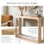 Table console Nolan 47,3 po avec éclairage DEL et plateau-135888019
