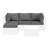 9-Pieces 3.5'' Outdoor Replacement Cushion Set Seat/Back Cushion for 4 Person (Sofa Not Included)-1952704909