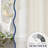 Semi Sheer Scalloped Edge White Coastal Beach Window Curtains for Living Room Bedroom 2 Panels Rod Pocket-1859795108-1859795111