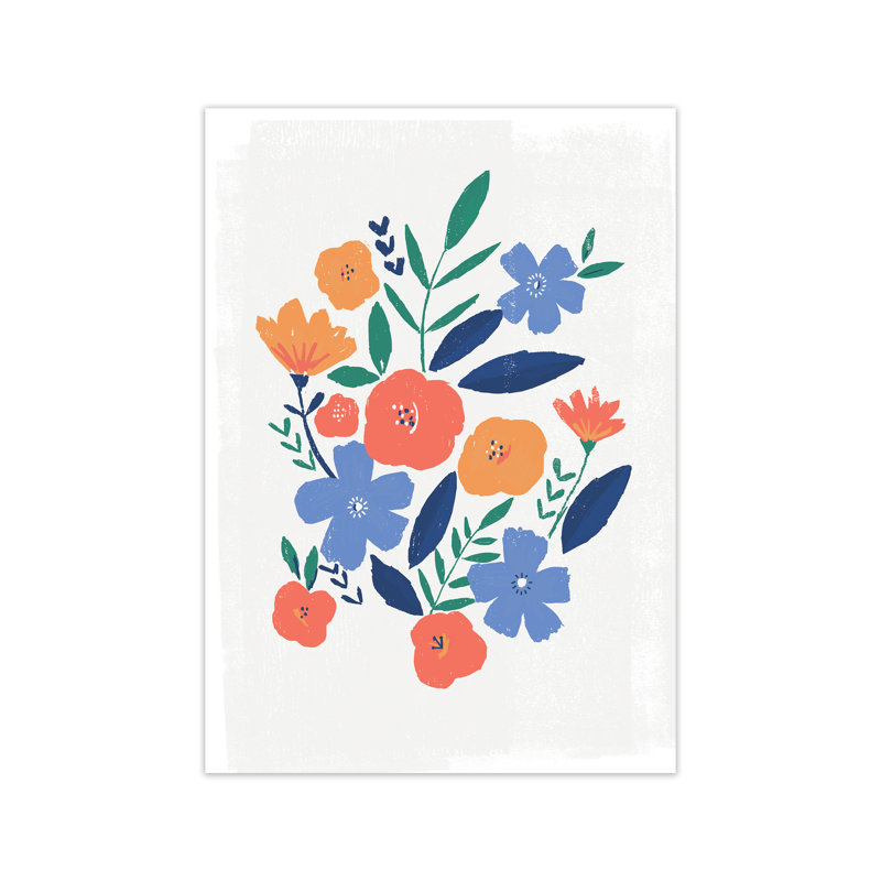 Floral Art Print by Laura Irwin - Print, 59.4cm H x 42cm W x 3cm D, No Framed