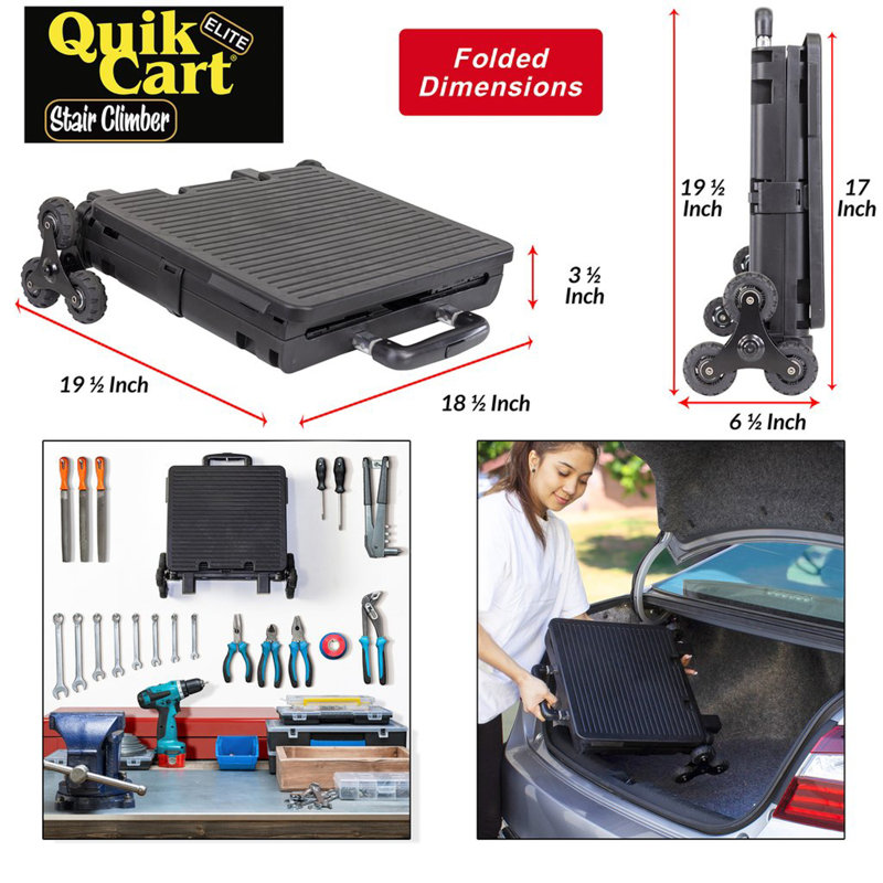 120 Lb. Capacity Foldable Hand Truck Dolly