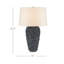 Lampe de table bleue 29,5 po Milos