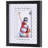 Black Picture Frame with Mat