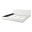 Lit rembourré doux et confortable. Centre de table luxueux et confortable, très grand, blanc