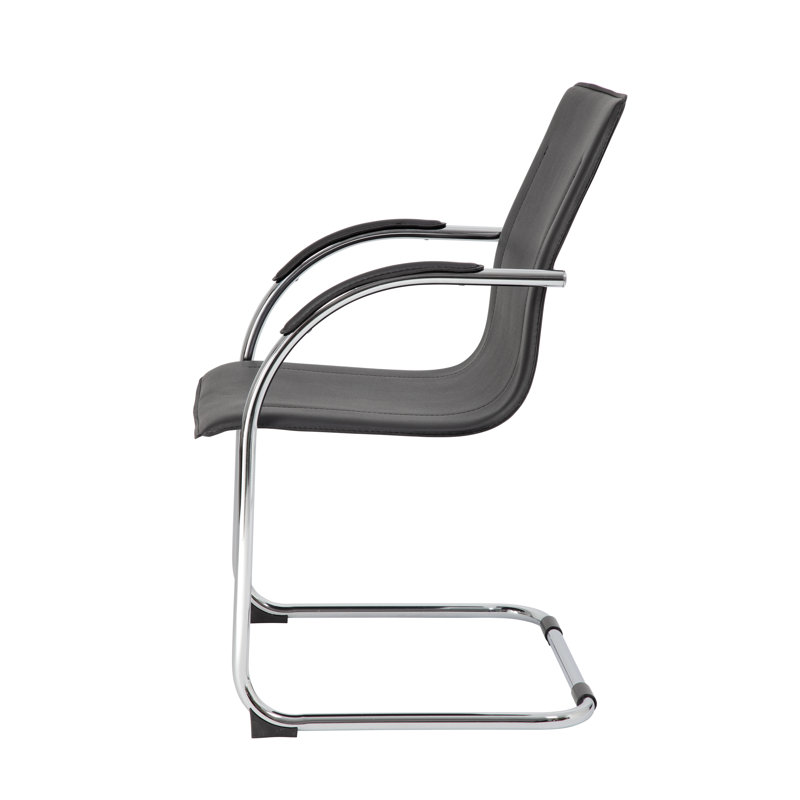 Chaise de salle d'attente en vinyle Narmin