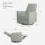 Fauteuil inclinable électrique Evolur Harlow Deluxe | Chaise berçante-50982232