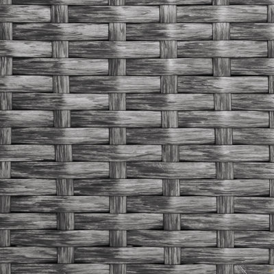 Outdoor Storage Bench PE Rattan 40Gal Deck Box Waterproof Outdoor Seat & Storage