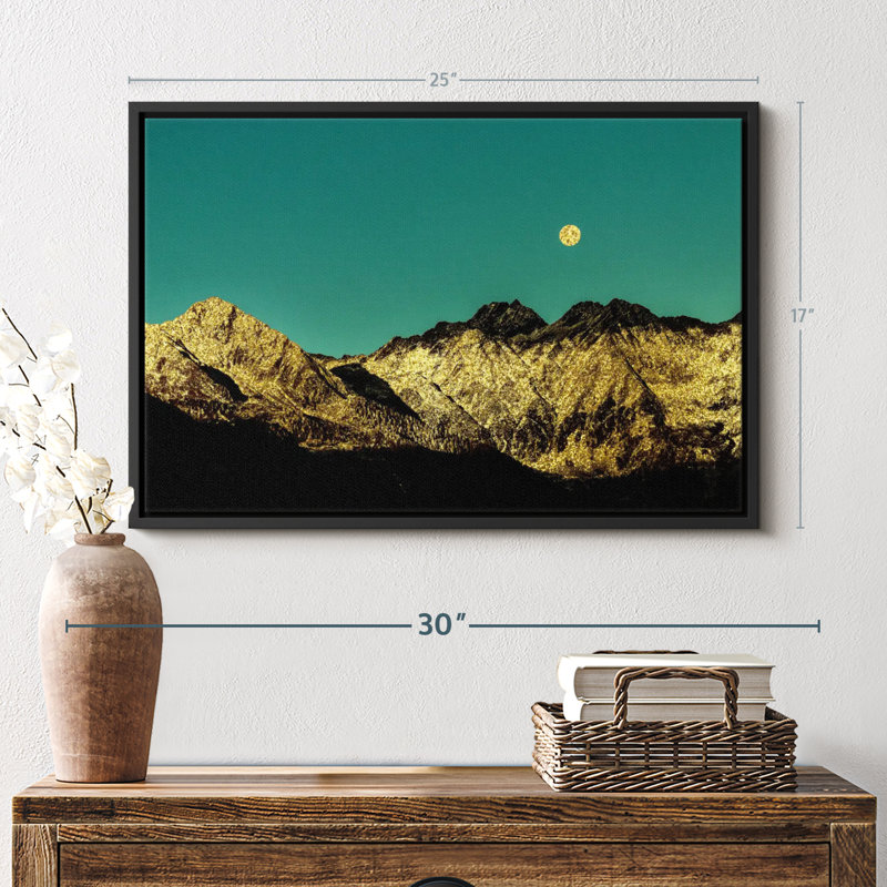 " Golden Mountain Range ", 25" H x 17" W