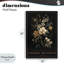 Plaque murale antique en forme de fleur de cerisier, design par Chris Giampietro-425311314