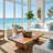 Diamone Glass Table Vase - Set of