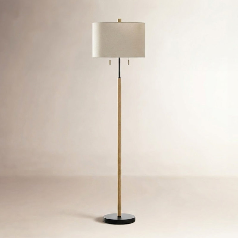 Lampe sur pied 62 po Kenley, Beige