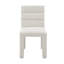 Beige Boucle Side Chair 2 - Foam Padding 18" Seat Depth, 32.3" Package Width, 220Lbs Max Load  2Pcs