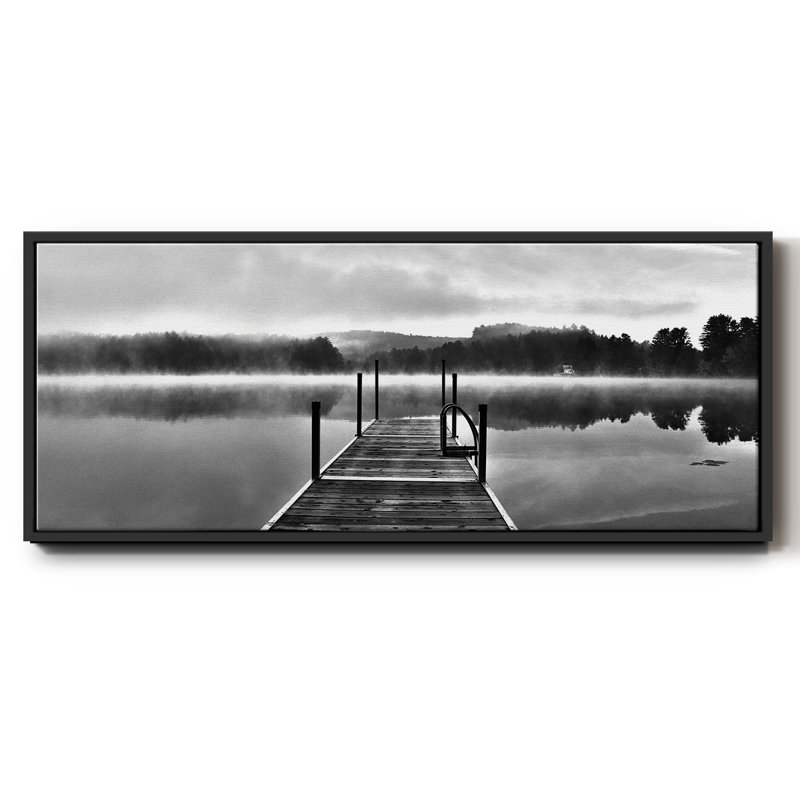 August's Garden I- Framed Canvas