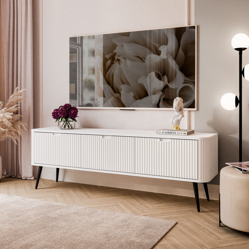 Morty TV Stand, White