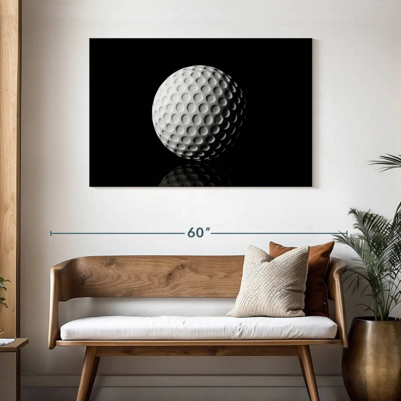 Senne Golf Ball Reflection, 30" H x 45" W