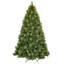 Arbre de Noël artificiel pré-éclairé avec lumières DEL-723107885