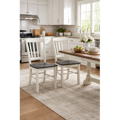 Weldy 18'' H Solid Wood Side Chair