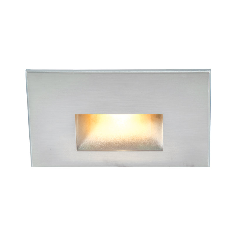 LED Step Light, Stainless Steel, Amber