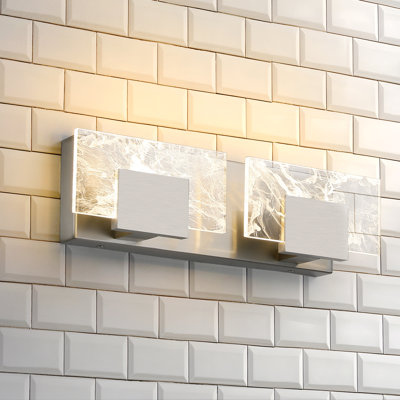 Éclairage pour meuble-lavabo moderne 2 lumières 2 lumières