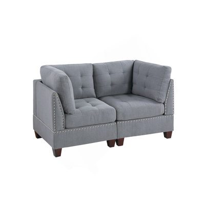 ENSEMBLE MODULAIRE - 2 pièces en gris