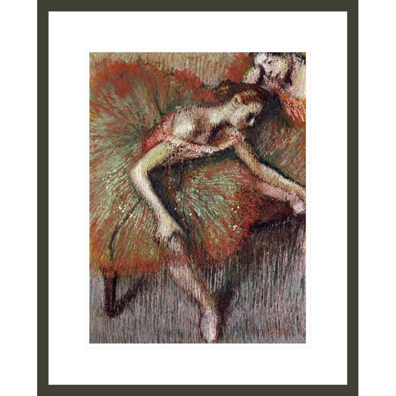 «Dancers» par Edgar Degas, impression giclée sur cadre, H 21,75 po x l 17,63 po
