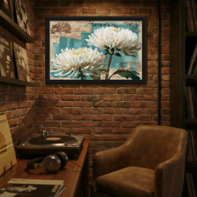 Plantes et fleurs, impression de carte postale rétro