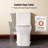 Elongated Two-Piece Toilet, 17" ADA Comfort Height with Powerful Siphonic Flush, Nano Self-Cleaning Glaze, Soft-Close Slim Lid, Easy Installation, CUPC & MAP1000g Certified, 12" Rough-In  