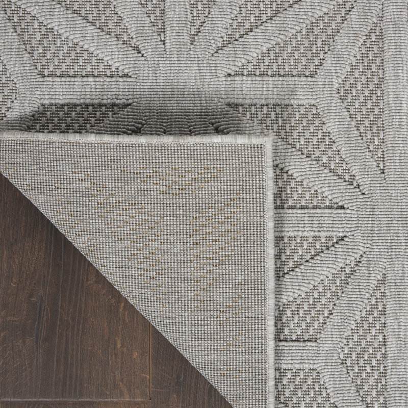 Eastertown Geometric Indoor / Outdoor Rug, Rectangle 4' x 6'