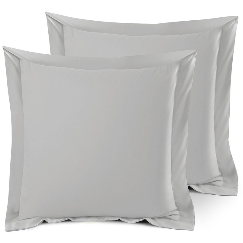 Taie décorative 100% polyester , Argent, 26 po x 26 po