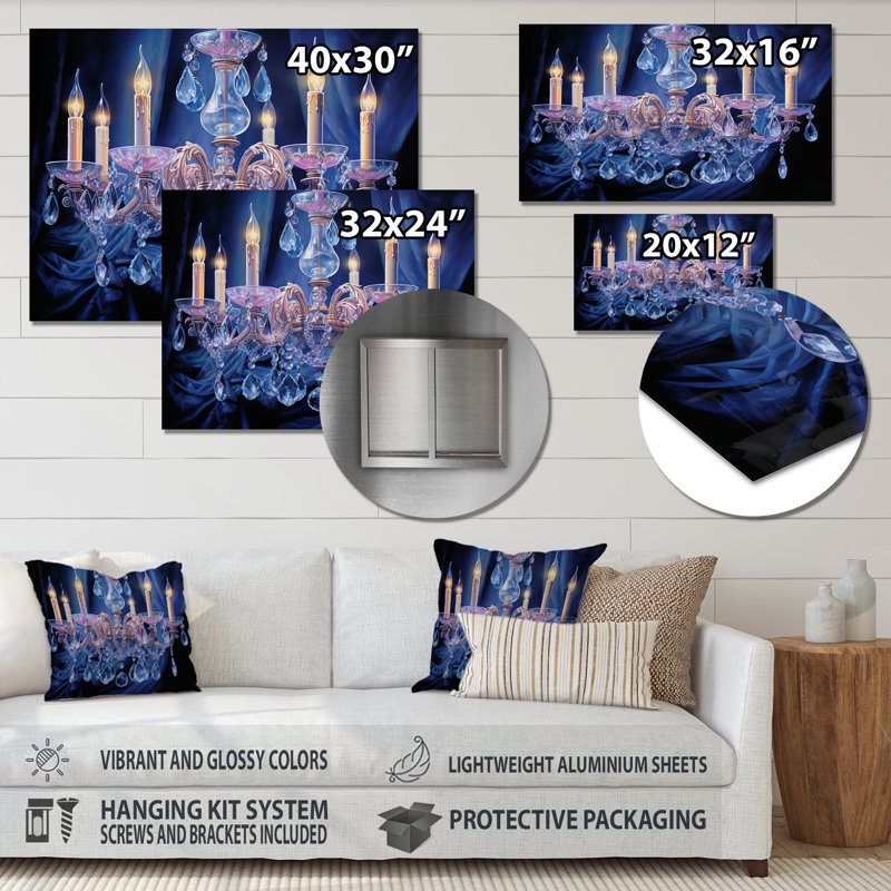 Lustre Mystical Radiance - lustre mural en métal, H 12 po x l 20 po x P 1 po