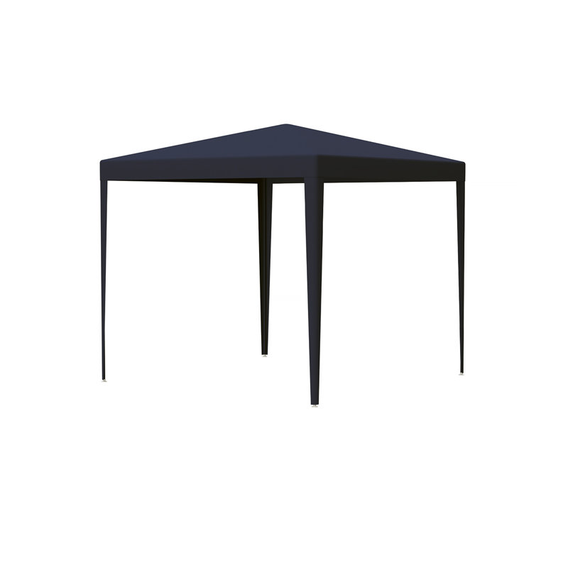 Auvent de mariage 10 pi x 10 pi pour tente de réception d'extérieur robuste + 4 murs amovibles, Bleu
