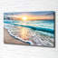 Sunset Beach - Wrapped Canvas Print