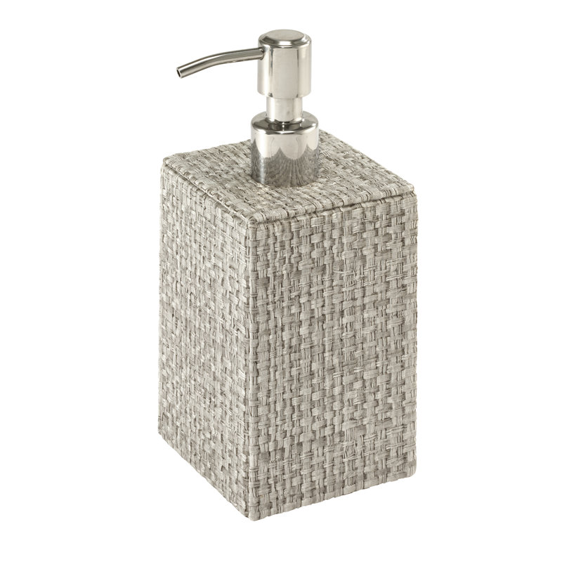 Wicker Soap Dispenser, Pebble