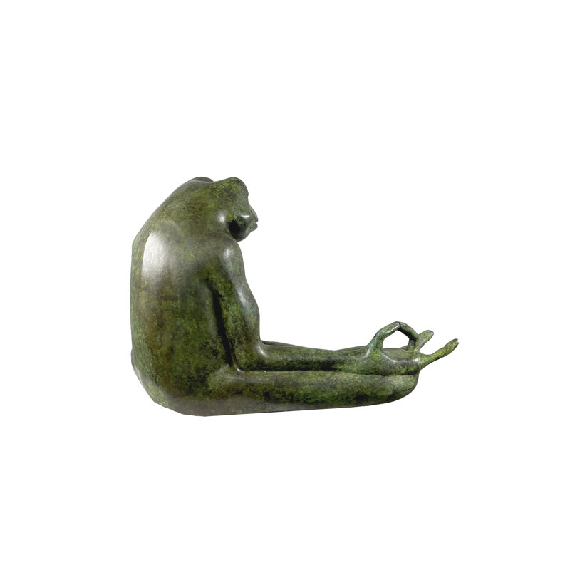 Frog Bronze Garden Statue