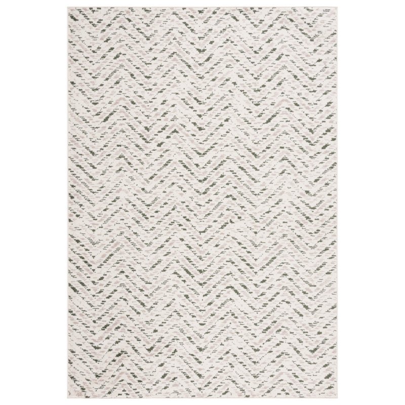 Sheletha Performance Chevron Rug, Rectangle 6' x 9'