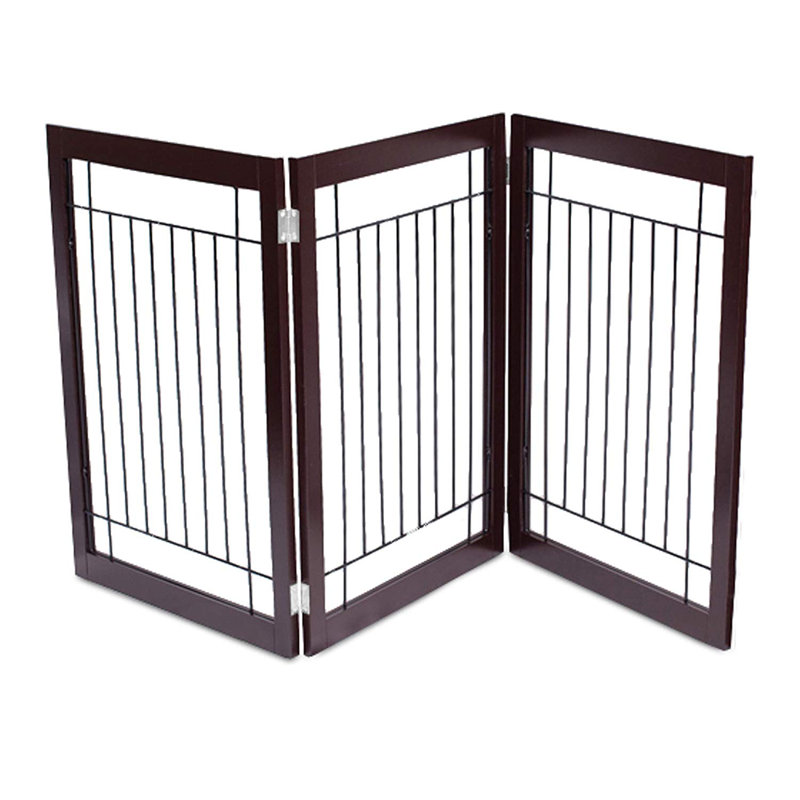 Barrière autoportante pour animaux, Espresso
