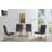 Mia Round Glass Pedestal Dining Table -23744421-23744422