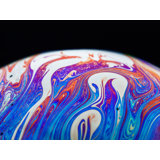 Soap Bubble Close Up Print by Philippe Monthoux