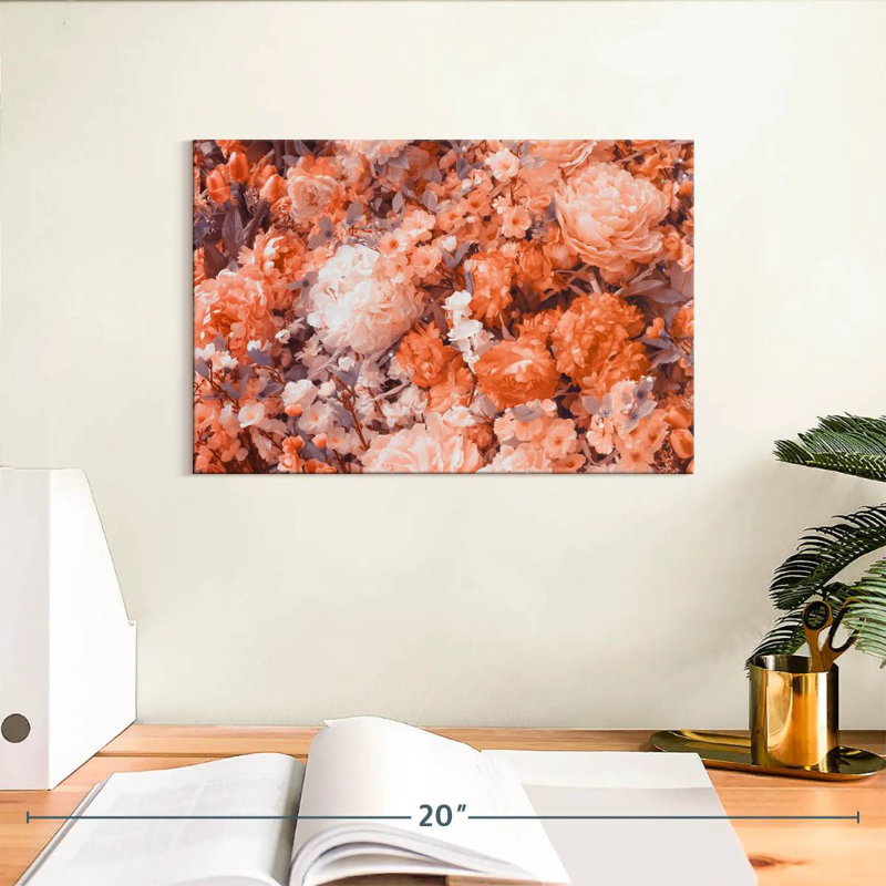 Harnek allure de fleur de pantone, H 8 po x l 12 po